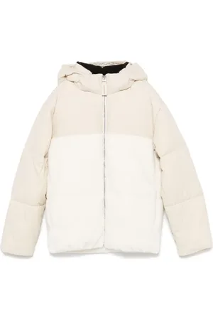 Calvin Klein Mix-media teddy puffer jacket