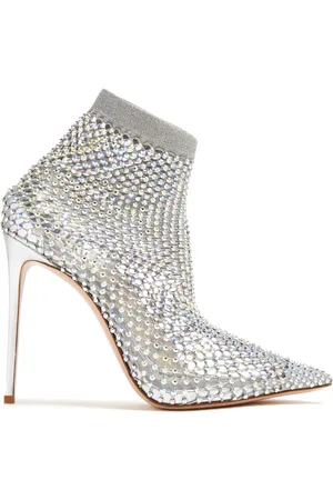 LE SILLA Gilda 120mm leather boots