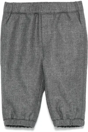 Emporio Armani Logo-patch trousers