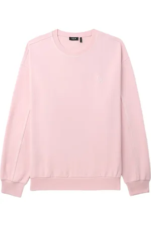 FIVE CM Logo-embroidered crew-neck sweatshirt