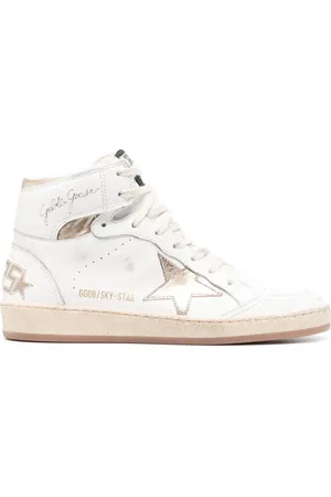 Golden Goose Star-patch lace-up sneakers