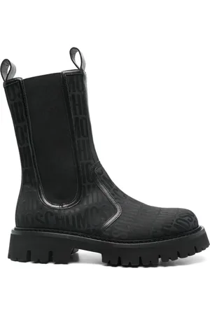 Moschino Logo-print Chelsea boots