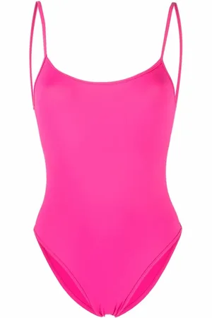 Manokhi Scoop-neck backless swimsuit