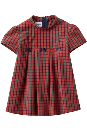 Familiar Checked cotton dress