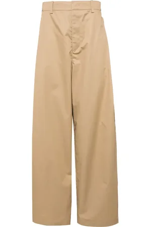 SYSTEM Wide-leg cotton cargo trousers