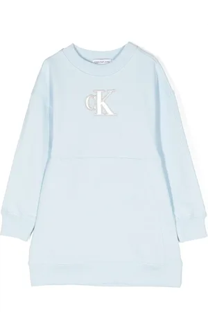 Calvin Klein Logo-appliqu?? sweater dress