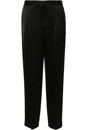 Totême Low-rise satin trousers