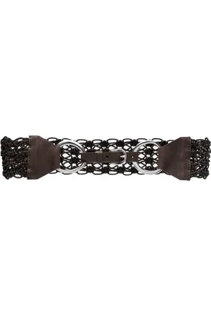 ELEVENTY Braided leather belt