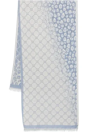 Twin-Set Pattern-jacquard scarf
