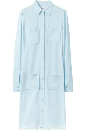 Burberry Lace-trim shirt dress