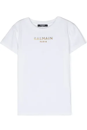 Balmain Appliqu??-logo T-shirt