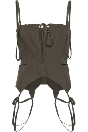 Elena Velez Cut-out corset top