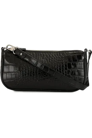 By Far Rachel croc-effect shoulder bag