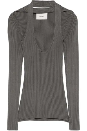 COPERNI Cut-out ribbed top