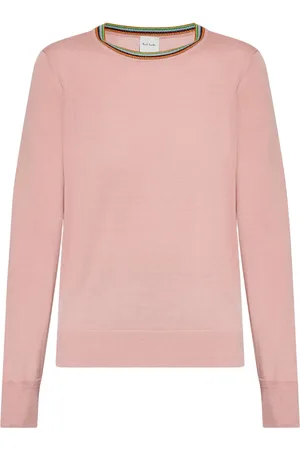 Paul Smith Striped-neck merino sweater