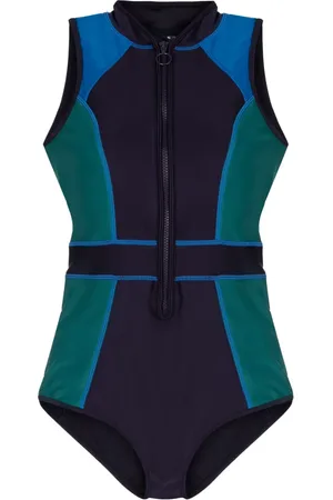 Duskii Tank colour-block swimsuit