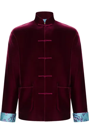 SHANGHAI TANG Winding Stream Party velvet jacket