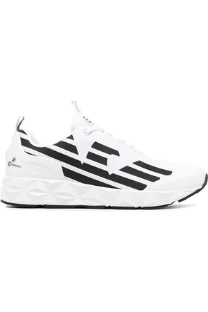 EA7 Two-tone lace-up sneakers