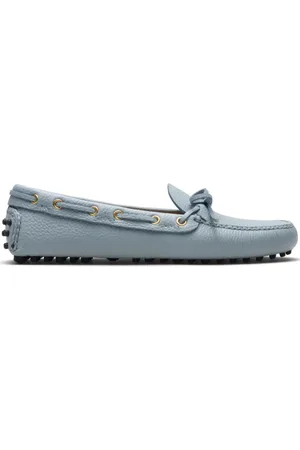 CAR SHOE Grained-leather driving shoes