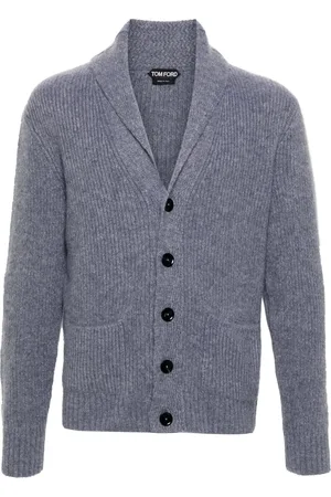 Tom Ford Shawl-collar ribbed cardigan