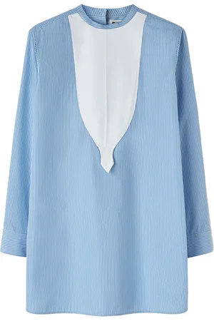 Jil Sander Striped cotton blouse