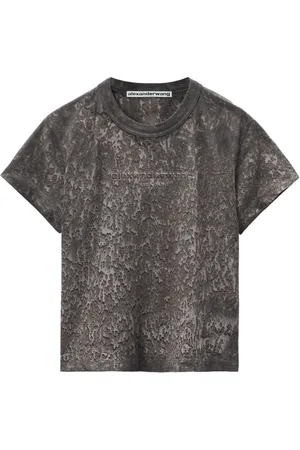 Alexander Wang Splatter-wash cotton T-shirt
