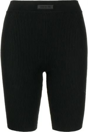FEAR OF GOD Logo-patch ribbed biker shorts