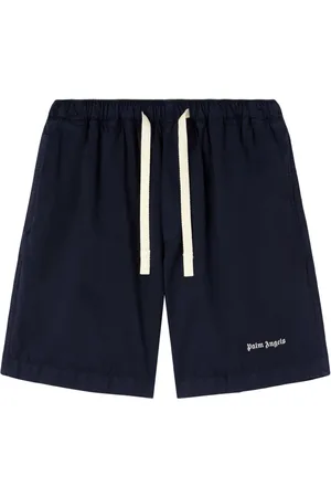 Palm Angels Logo-embroidered bermuda shorts