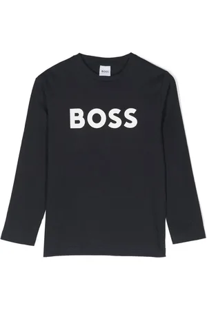 HUGO BOSS Logo-print long-sleeve T-shirt