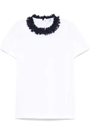 Il gufo Frayed-detailing T-shirt
