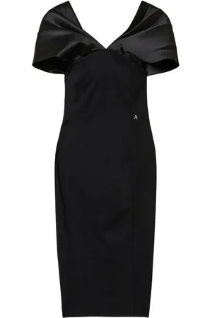 Twin-Set V-neck midi dress