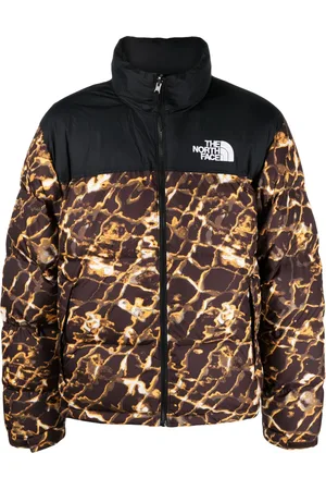 The North Face Abstract-pattern print padded-design jacket