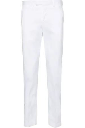 PT Torino Slim-cut cotton chino trousers