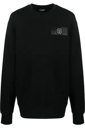 Philipp Plein Logo-patch crew neck sweatshirt