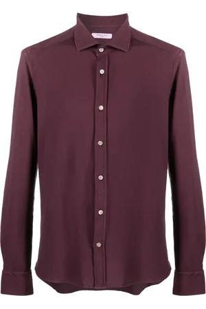 Boglioli Long-sleeve cotton shirt