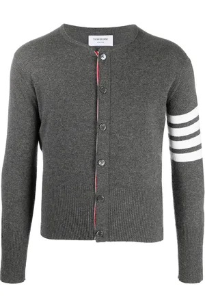 Thom Browne 4-Bar crew neck cardigan