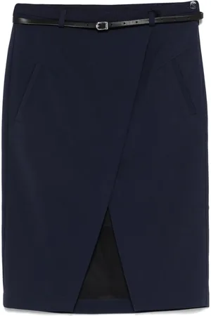 Patrizia Pepe Belted mini skirt
