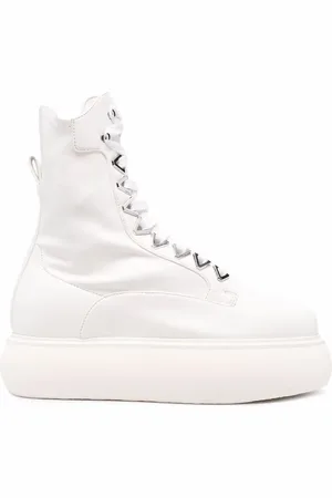 The Attico Selene flatform ankle boots
