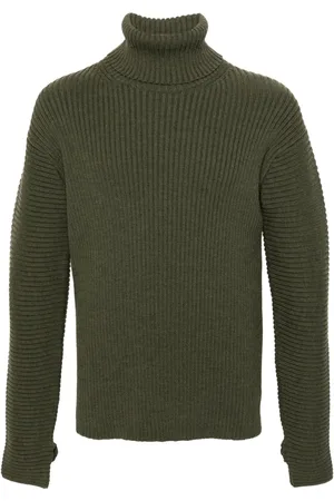 Kenzo Roll-neck ribbed-knit jumper