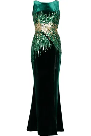 Saiid Kobeisy Sequin velvet dress