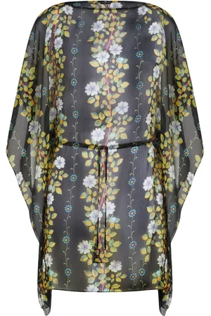 Etro Floral-print kaftan minidress