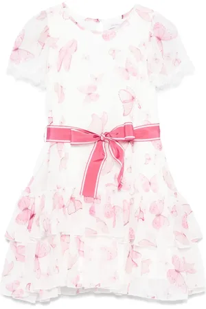 MONNALISA Butterfly-print dress