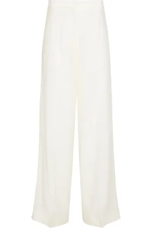 Fabiana Filippi Mid-rise organza palazzo pants