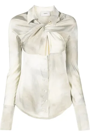 COPERNI Gradient-effect twist-detail shirt