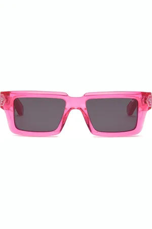 Philipp Plein Dark Shapes Hexagon rectangle-frame sunglasses