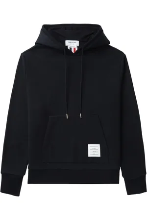 Thom Browne RWB stripe loopback hoodie