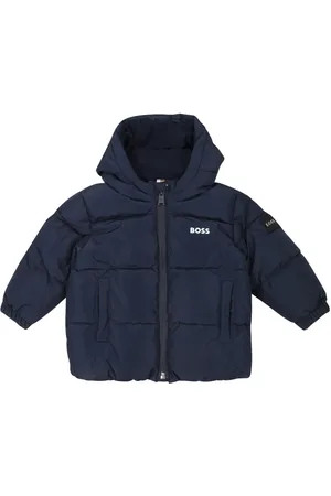 HUGO BOSS Logo-print padded jacket