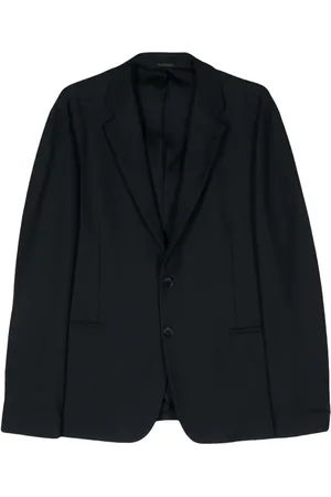 Giorgio Armani Single-breasted piqu?? blazer