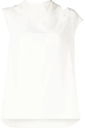 Saiid Kobeisy Georgette cut-out blouse