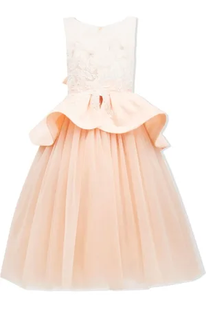 Tulleen Eugenia floral-embroidered dress